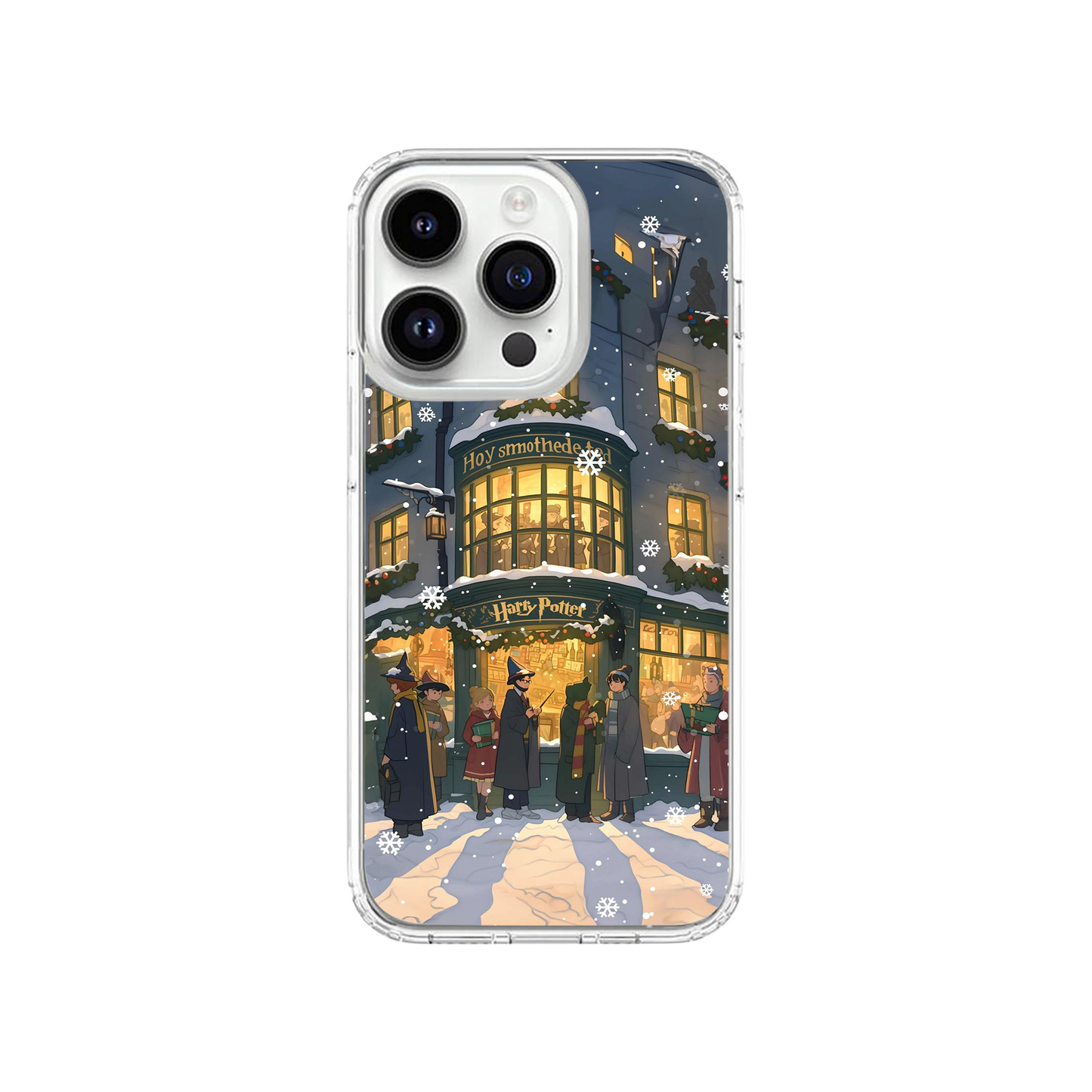 Harry Potter Hogsmeade Christmas Phone Case.