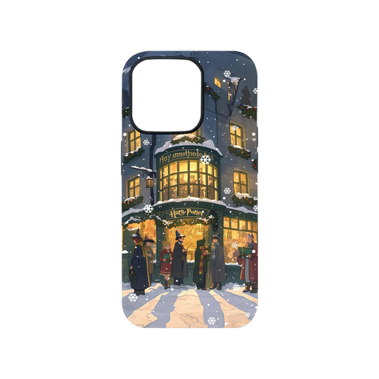 Harry Potter Hogsmeade Christmas Phone Case.