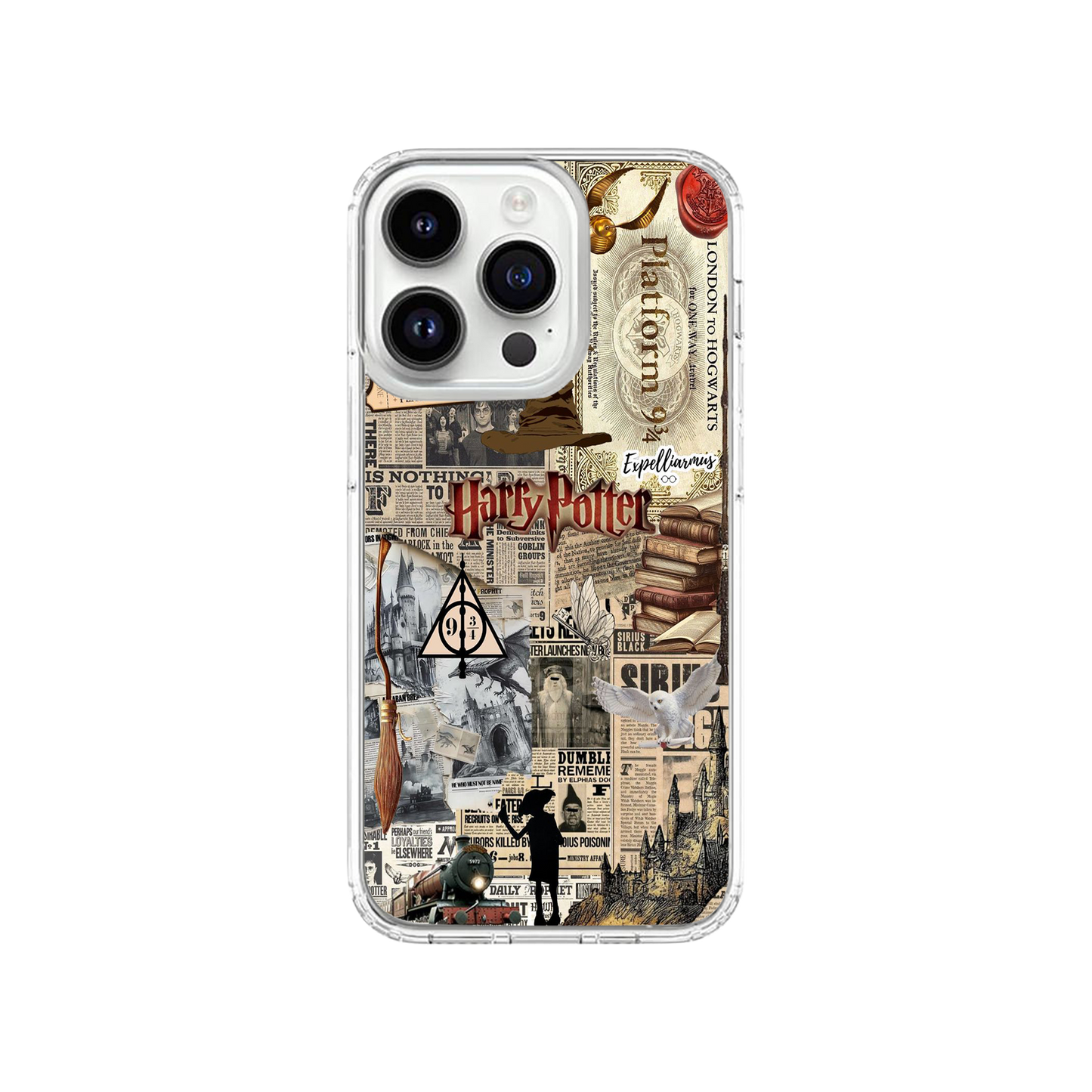 Harry Potter Rustic Pattern Phone Case.