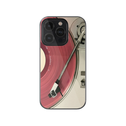 Vinyl Minimal Y2K Aesthetic Phone Case.