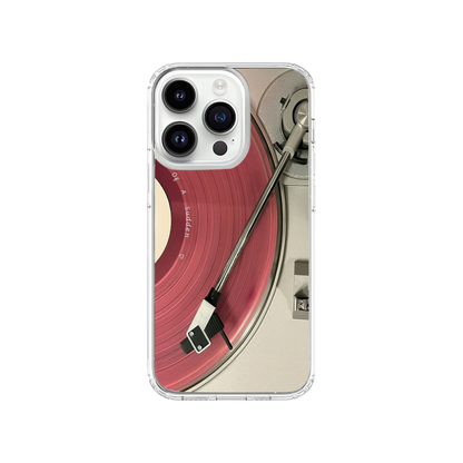 Vinyl Minimal Y2K Aesthetic Phone Case.