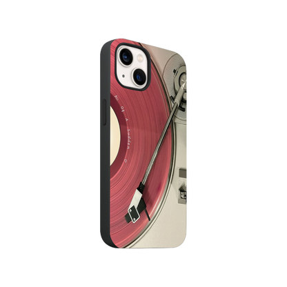 Vinyl Minimal Y2K Aesthetic Phone Case.