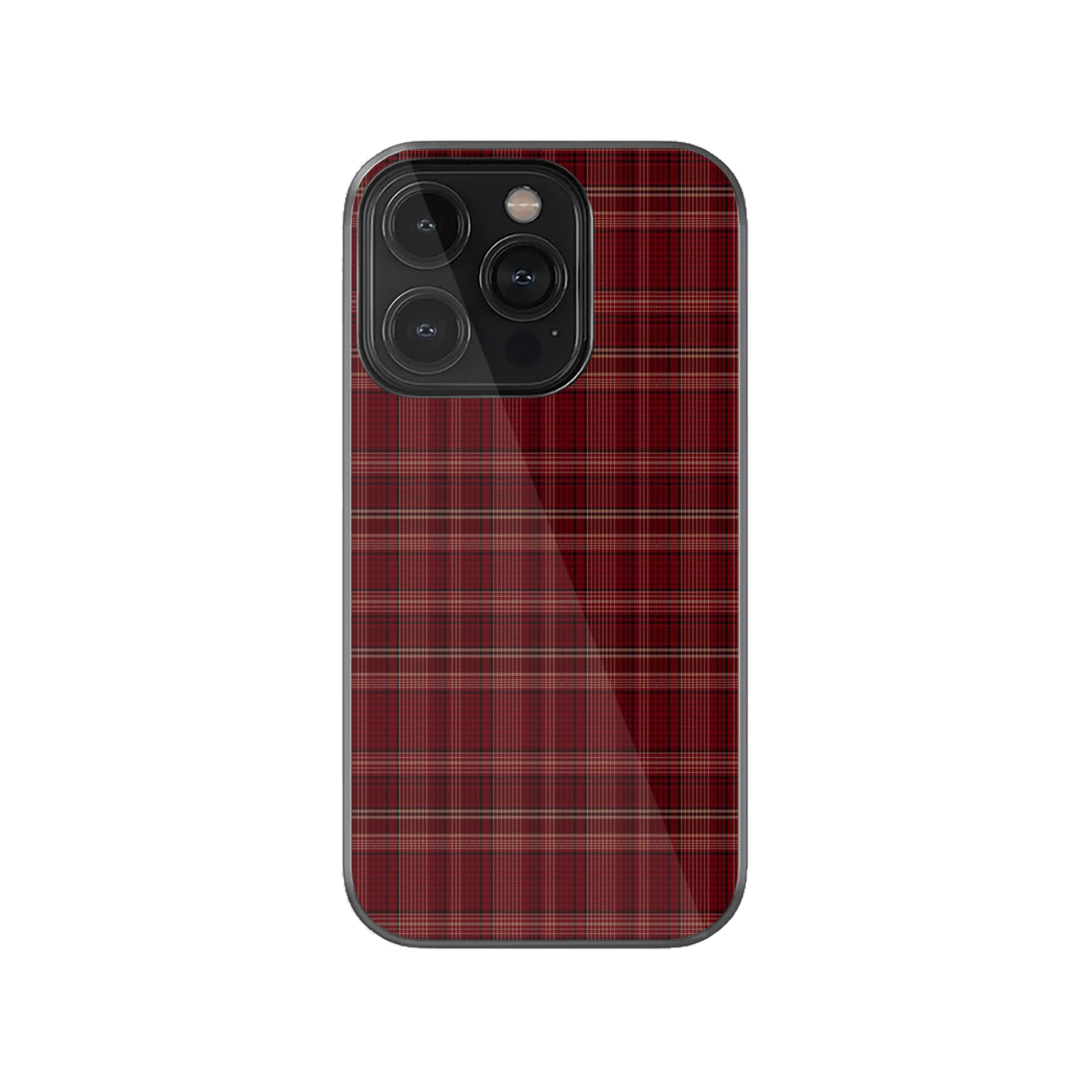 Red Tartan Christmas Plaid Phone Case.
