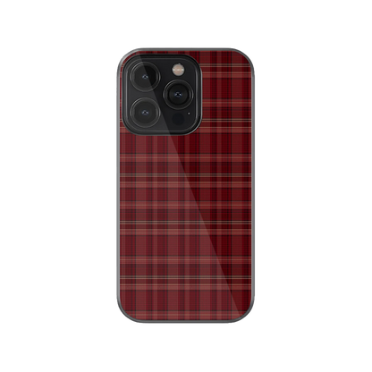 Red Tartan Christmas Plaid Phone Case.