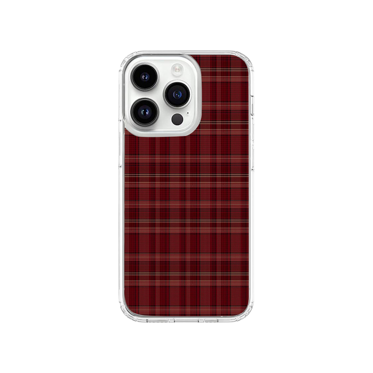 Red Tartan Christmas Plaid Phone Case.
