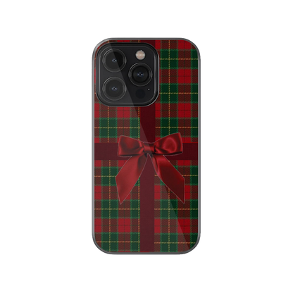 Christmas Plaid & Bow Phone Case | Two.