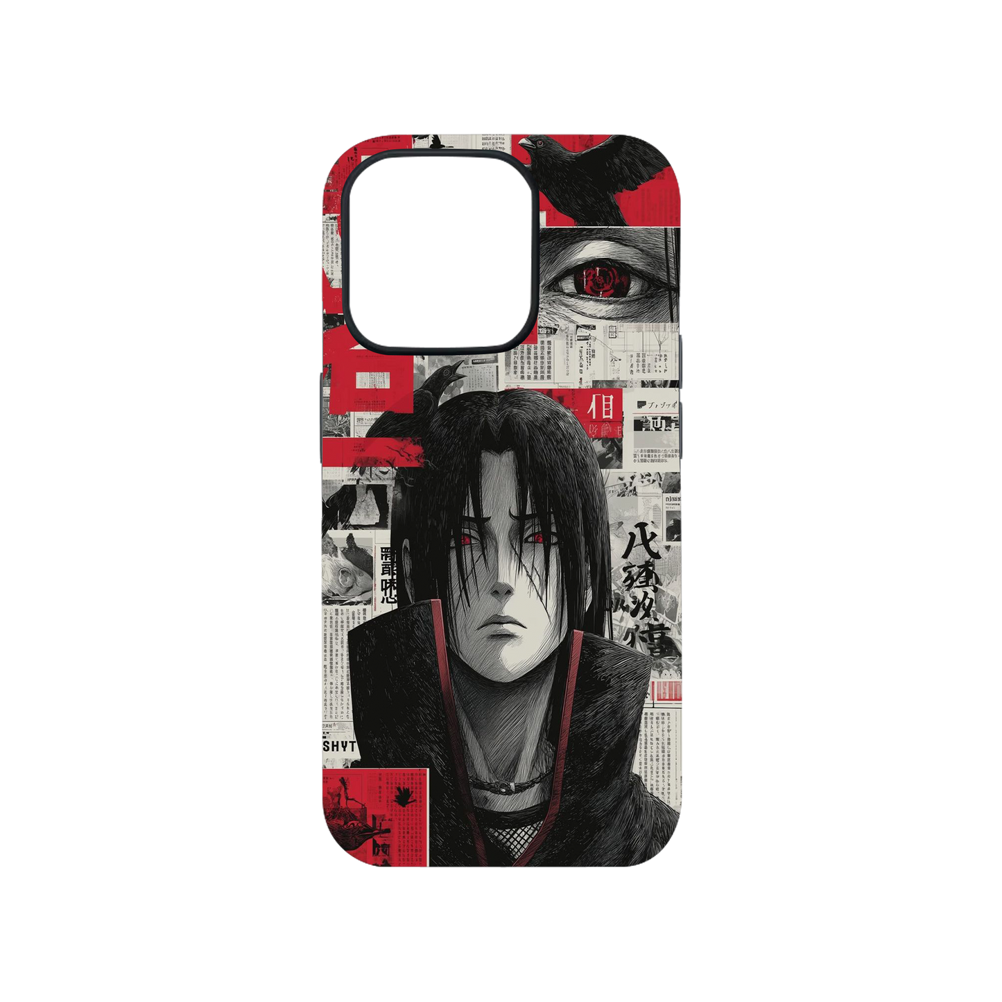 Itachi Uchiha - Eyes of the Crow Phone Case.