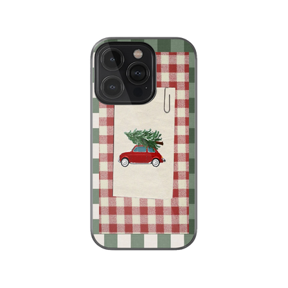 Jolly Plaid & Pines Phone Case.