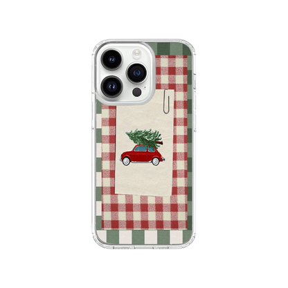 Jolly Plaid & Pines Phone Case.