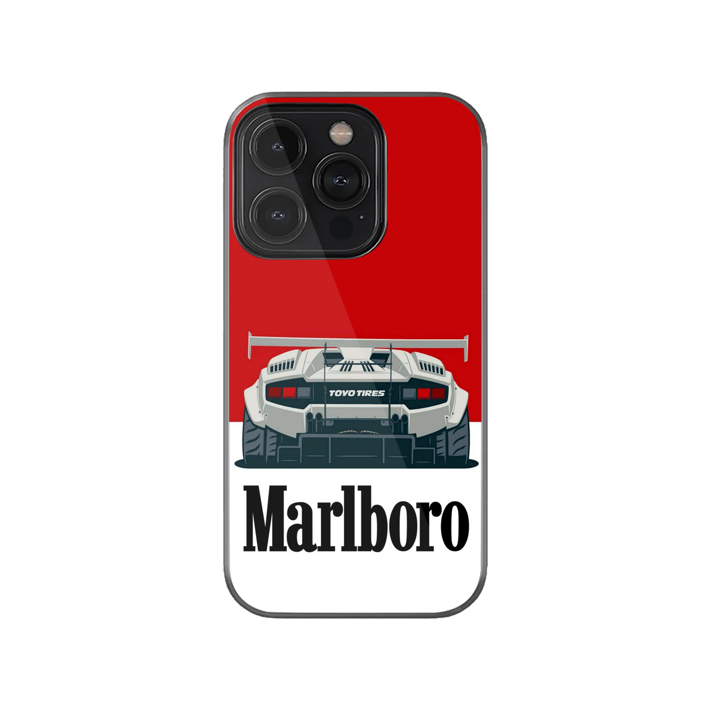 Lamborghini Countach Marlboro Phone Case.