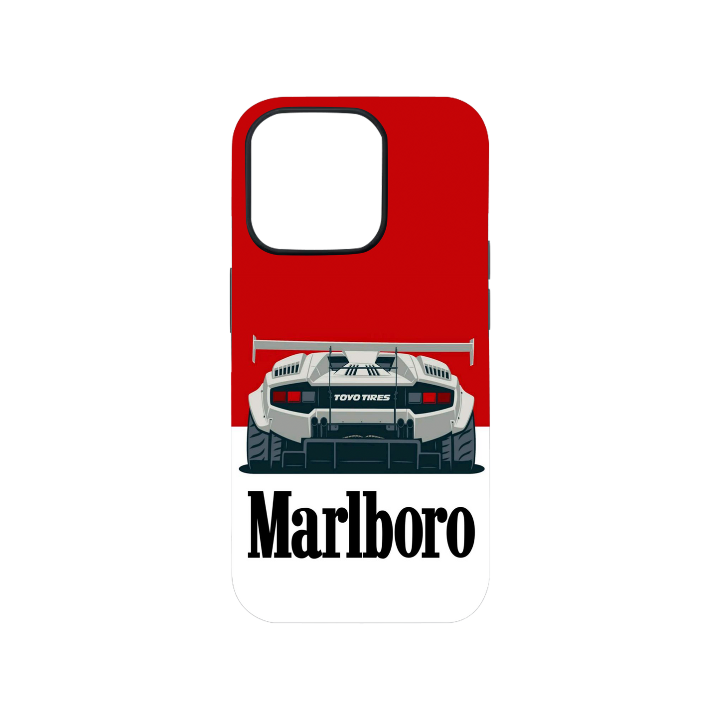 Lamborghini Countach Marlboro Phone Case.