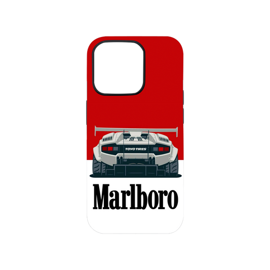Lamborghini Countach Marlboro Phone Case.