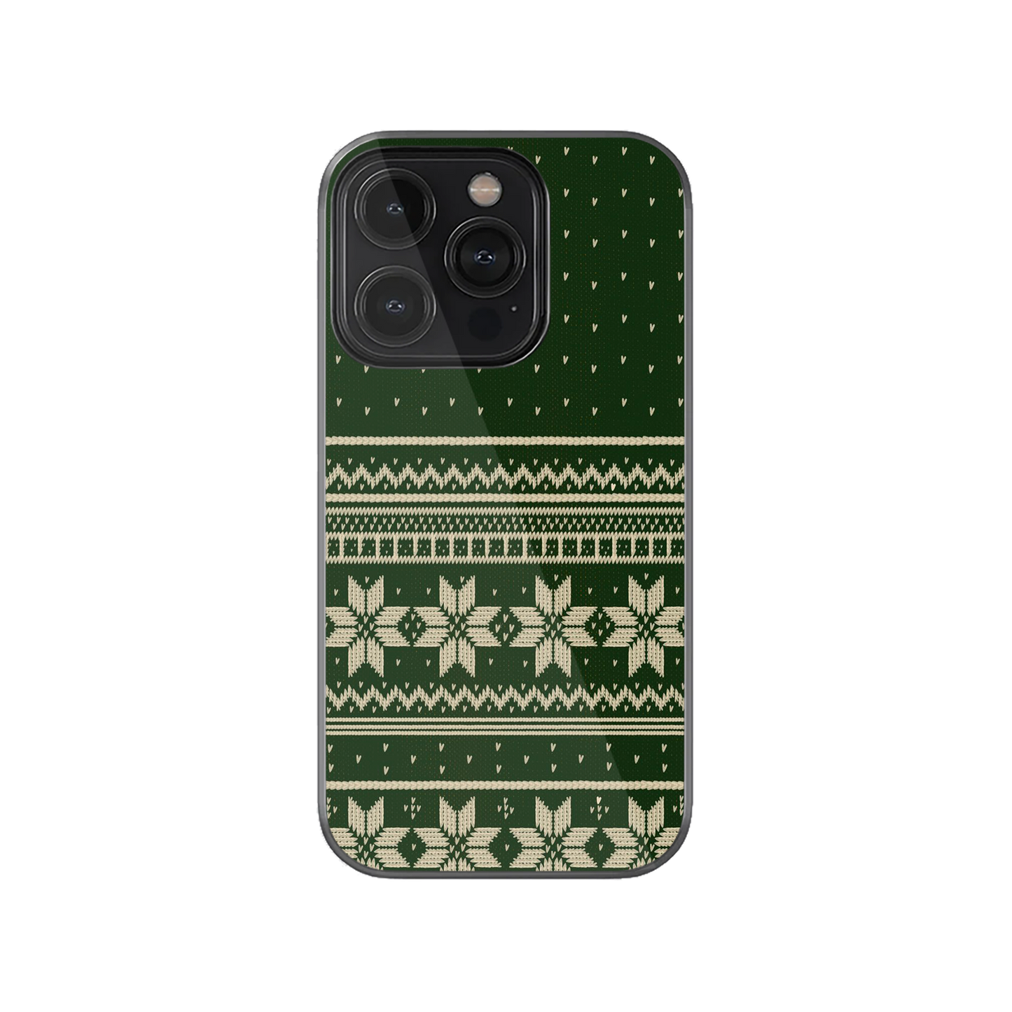 Knitted Christmas Pattern Phone Case.