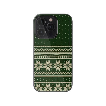 Knitted Christmas Pattern Phone Case.