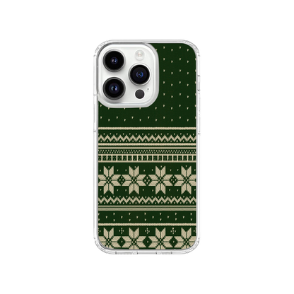 Knitted Christmas Pattern Phone Case.