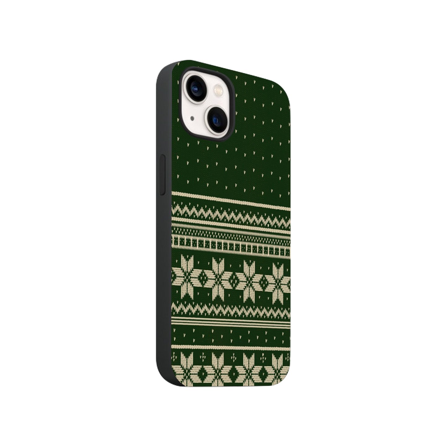 Knitted Christmas Pattern Phone Case.