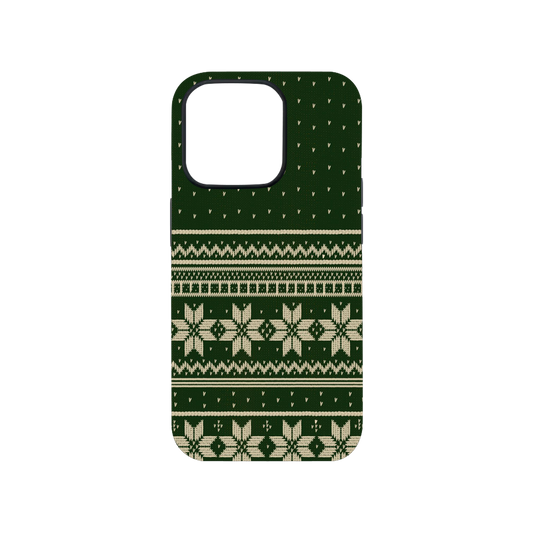 Knitted Christmas Pattern Phone Case.