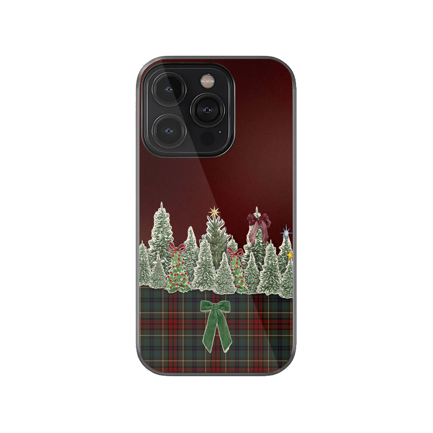 Winter Wonderland Plaid Phone Case.