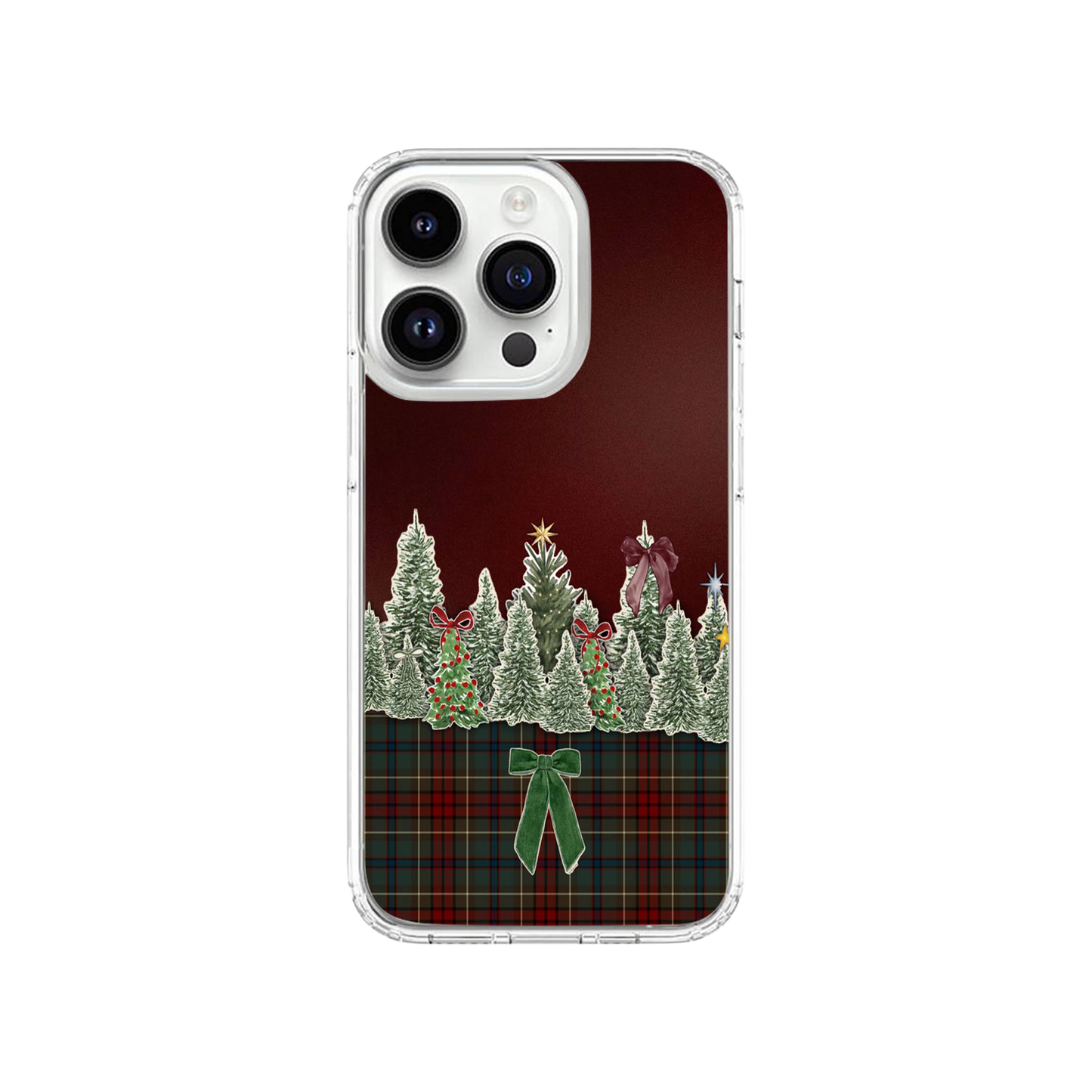 Winter Wonderland Plaid Phone Case.