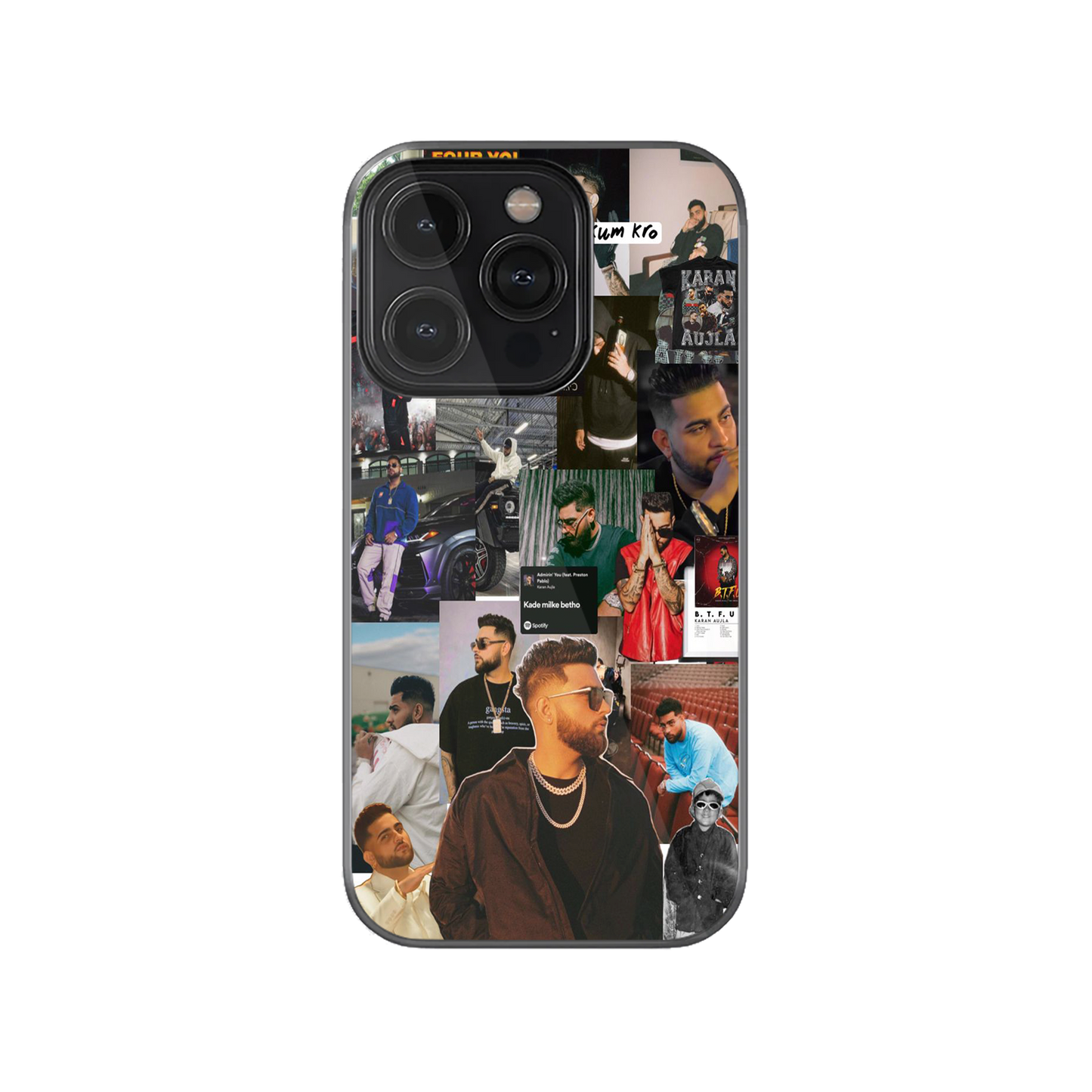Karan Aujla Collage Phone Case.