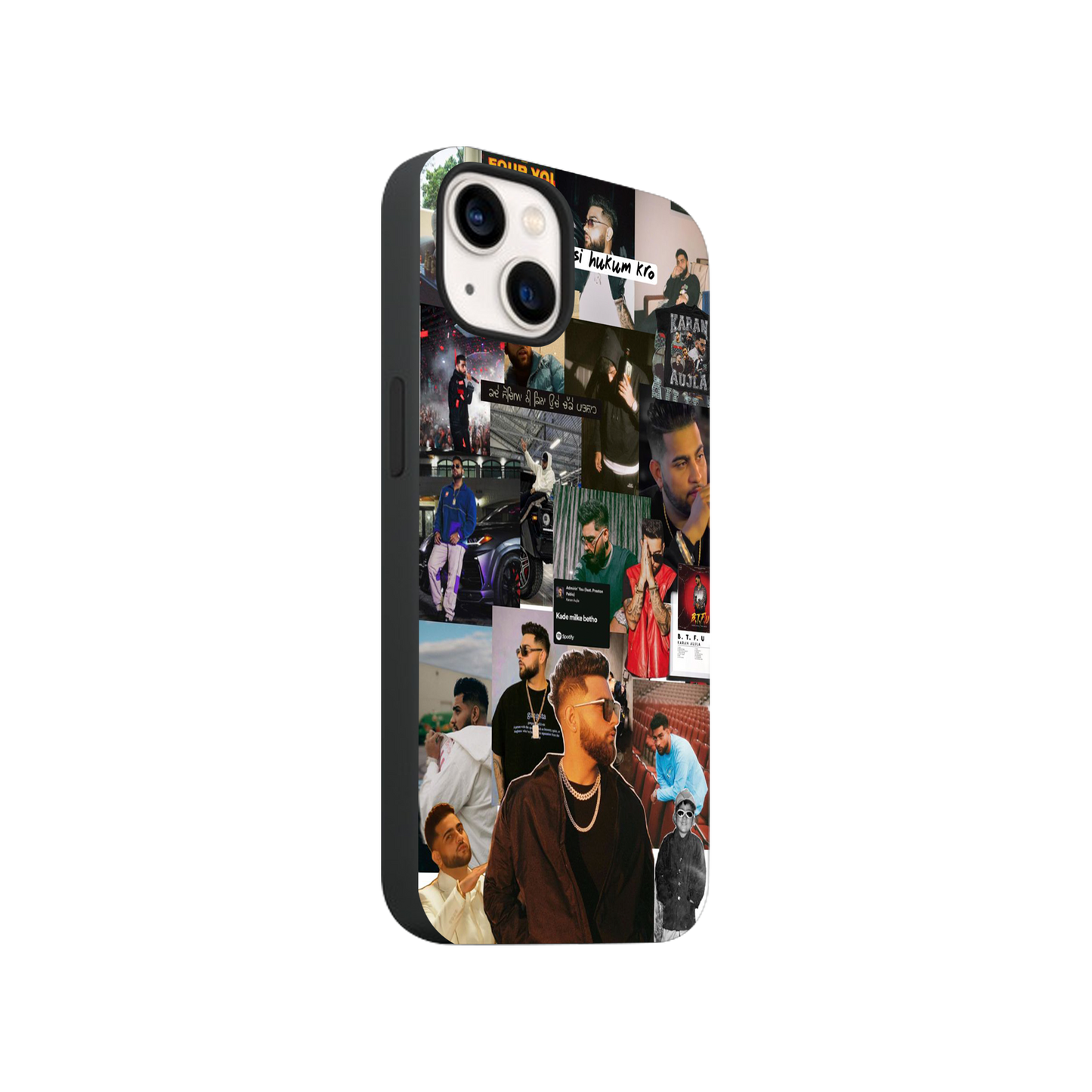 Karan Aujla Collage Phone Case.