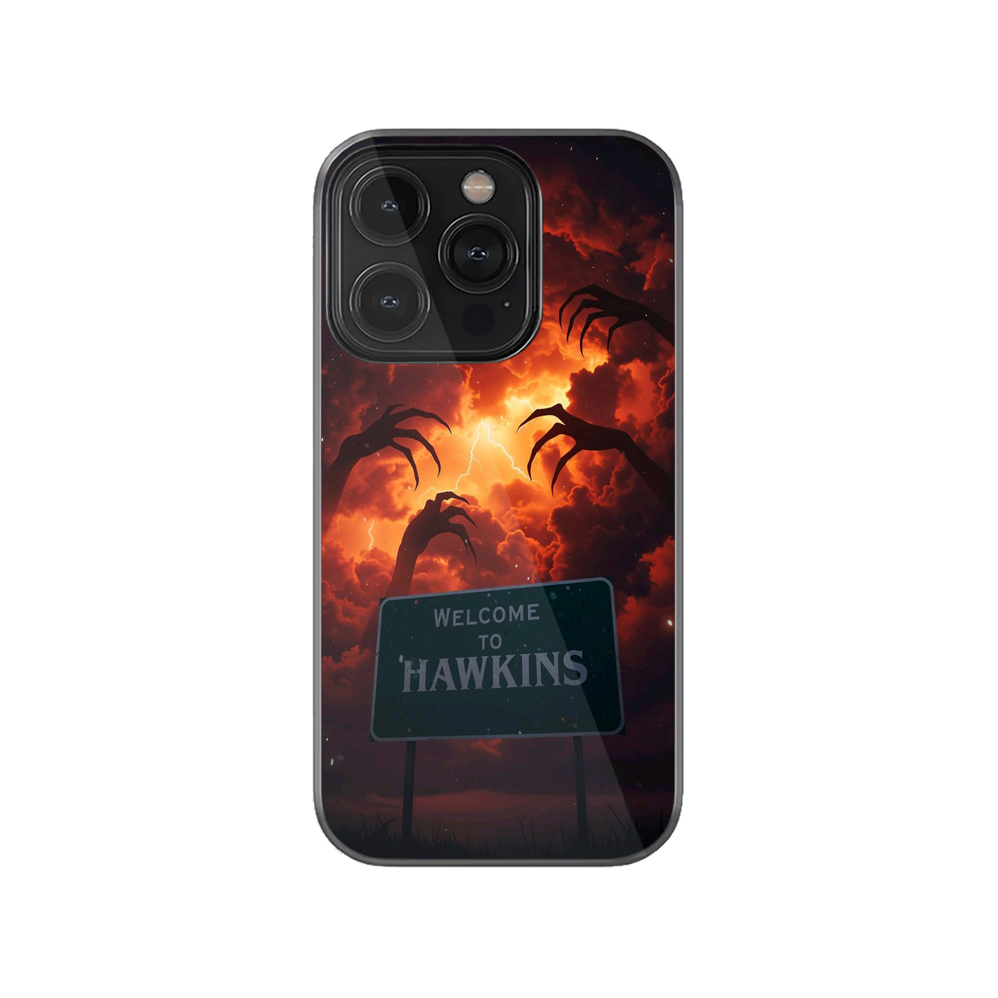 "Welcome to Hawkins" Stranger Things Phone Case.