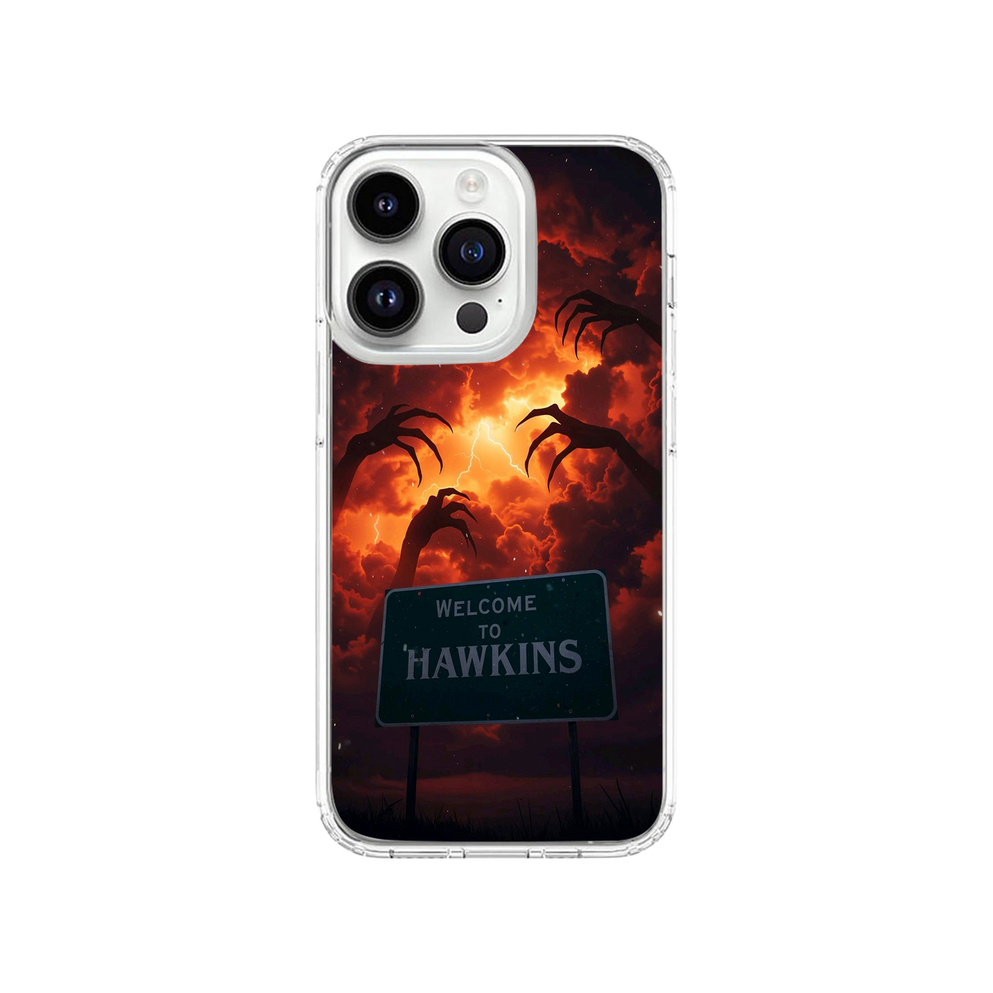 "Welcome to Hawkins" Stranger Things Phone Case.