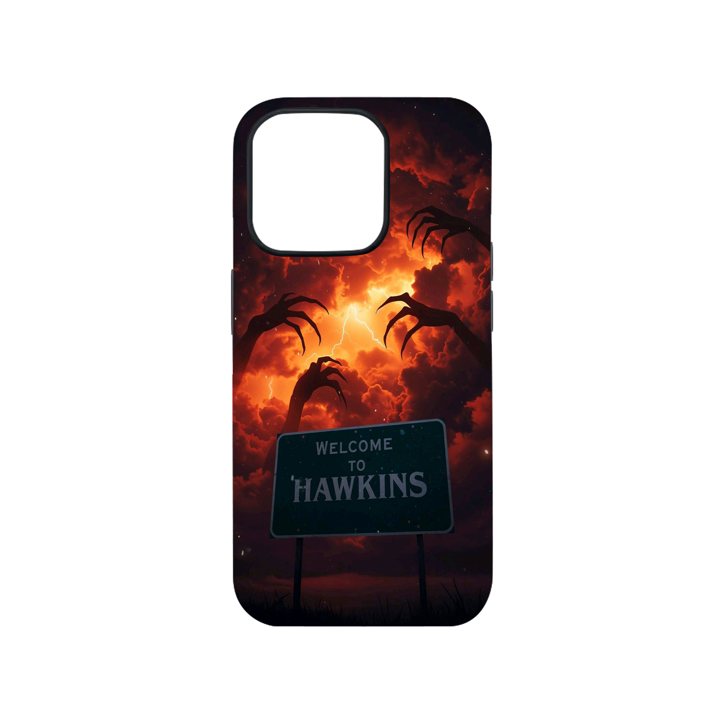"Welcome to Hawkins" Stranger Things Phone Case.