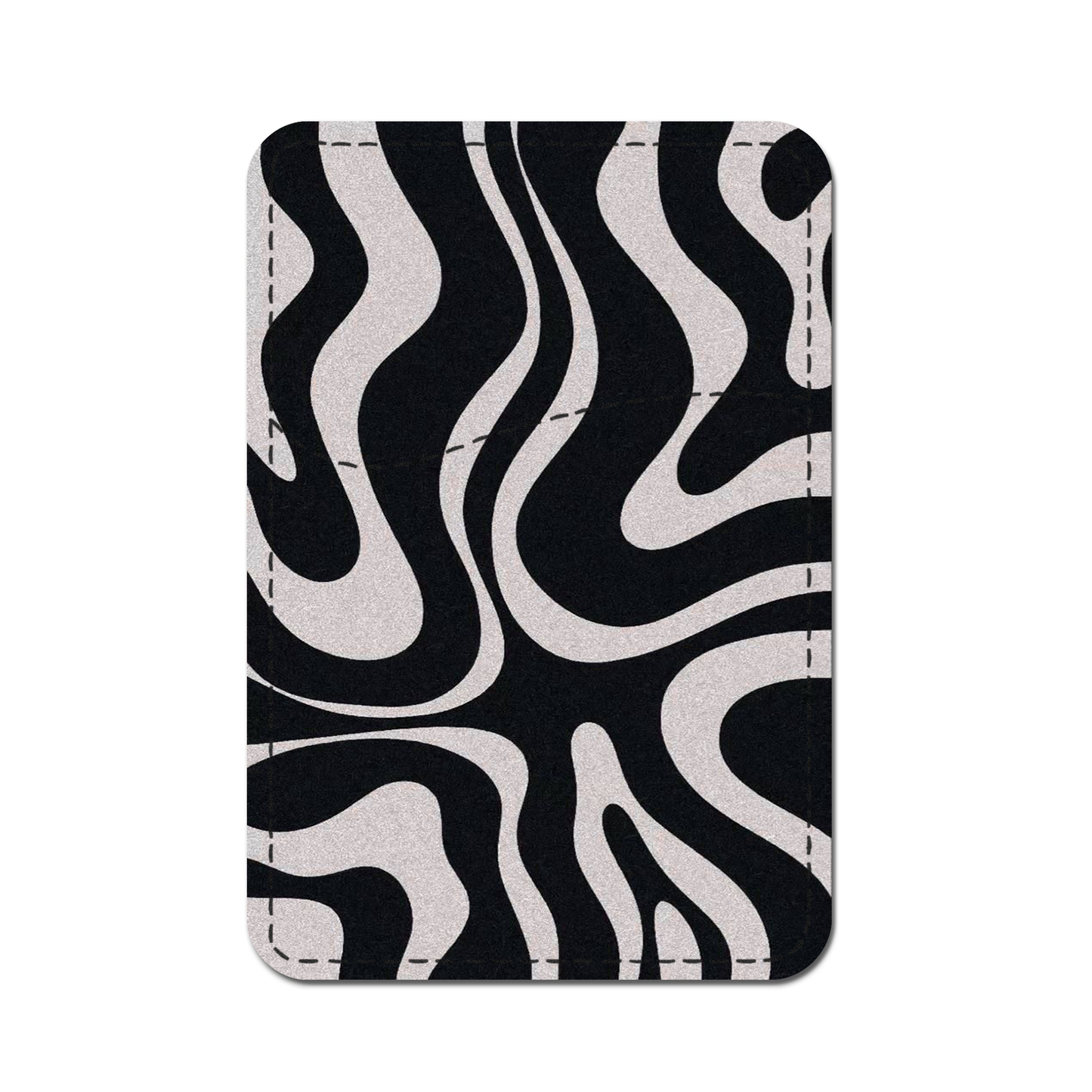 Black Topographic Phone Wallet | Two.