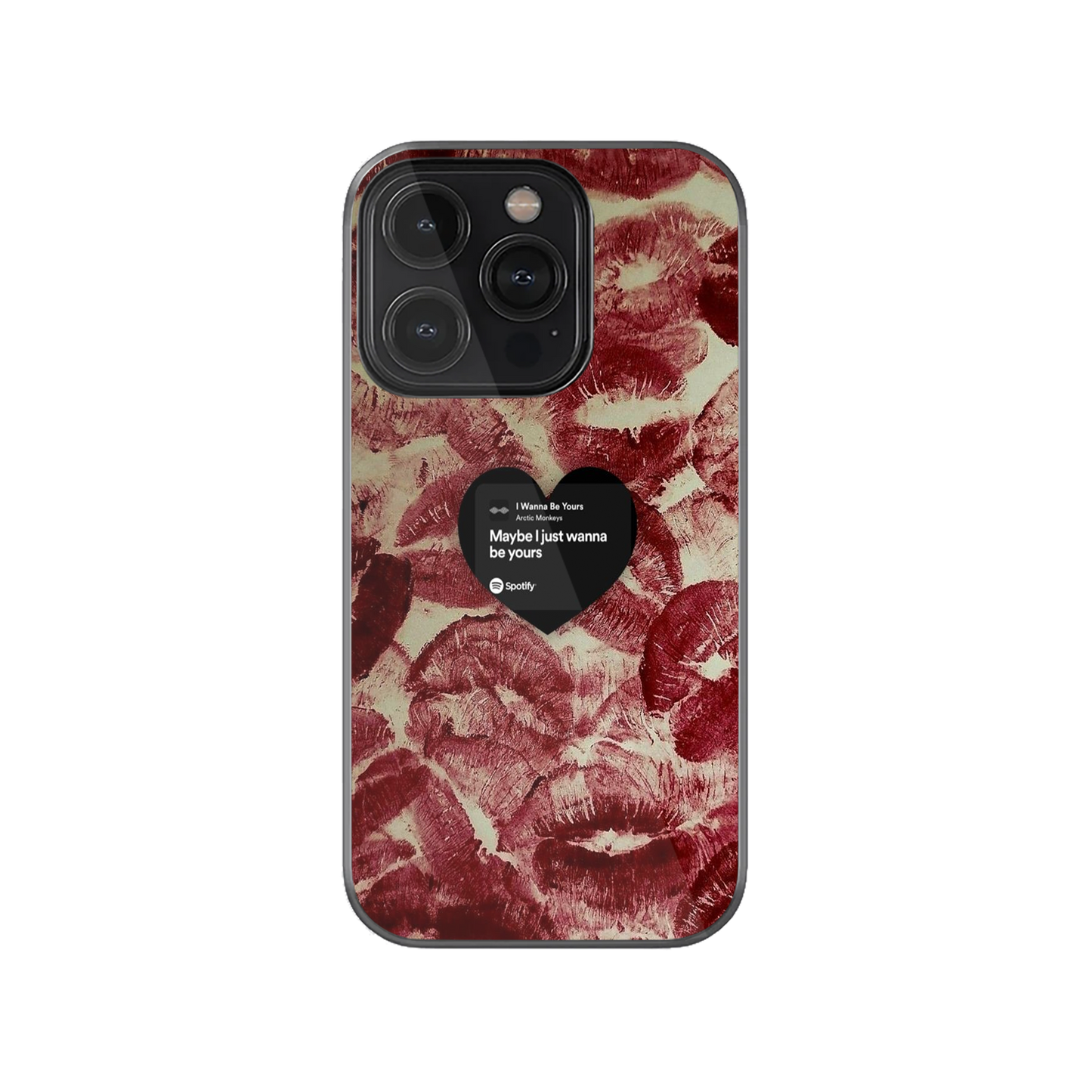 I Just Wanna Be Yours Lips Pattern Phone Case.