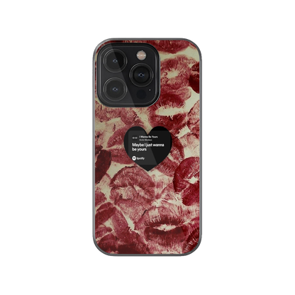 I Just Wanna Be Yours Lips Pattern Phone Case.