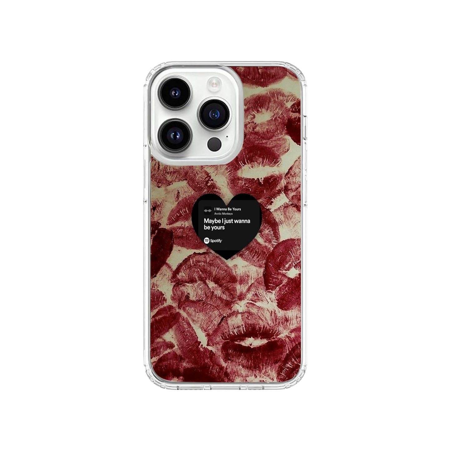 I Just Wanna Be Yours Lips Pattern Phone Case.