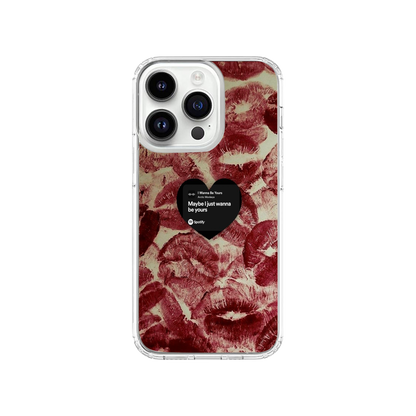 I Just Wanna Be Yours Lips Pattern Phone Case.