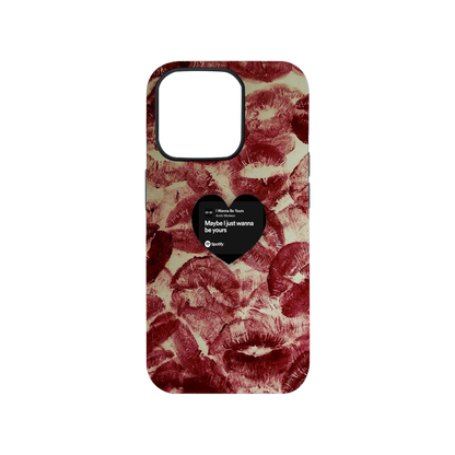 I Just Wanna Be Yours Lips Pattern Phone Case.