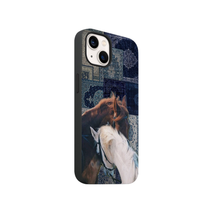 Imperial Stallions-Blue Phone Case.