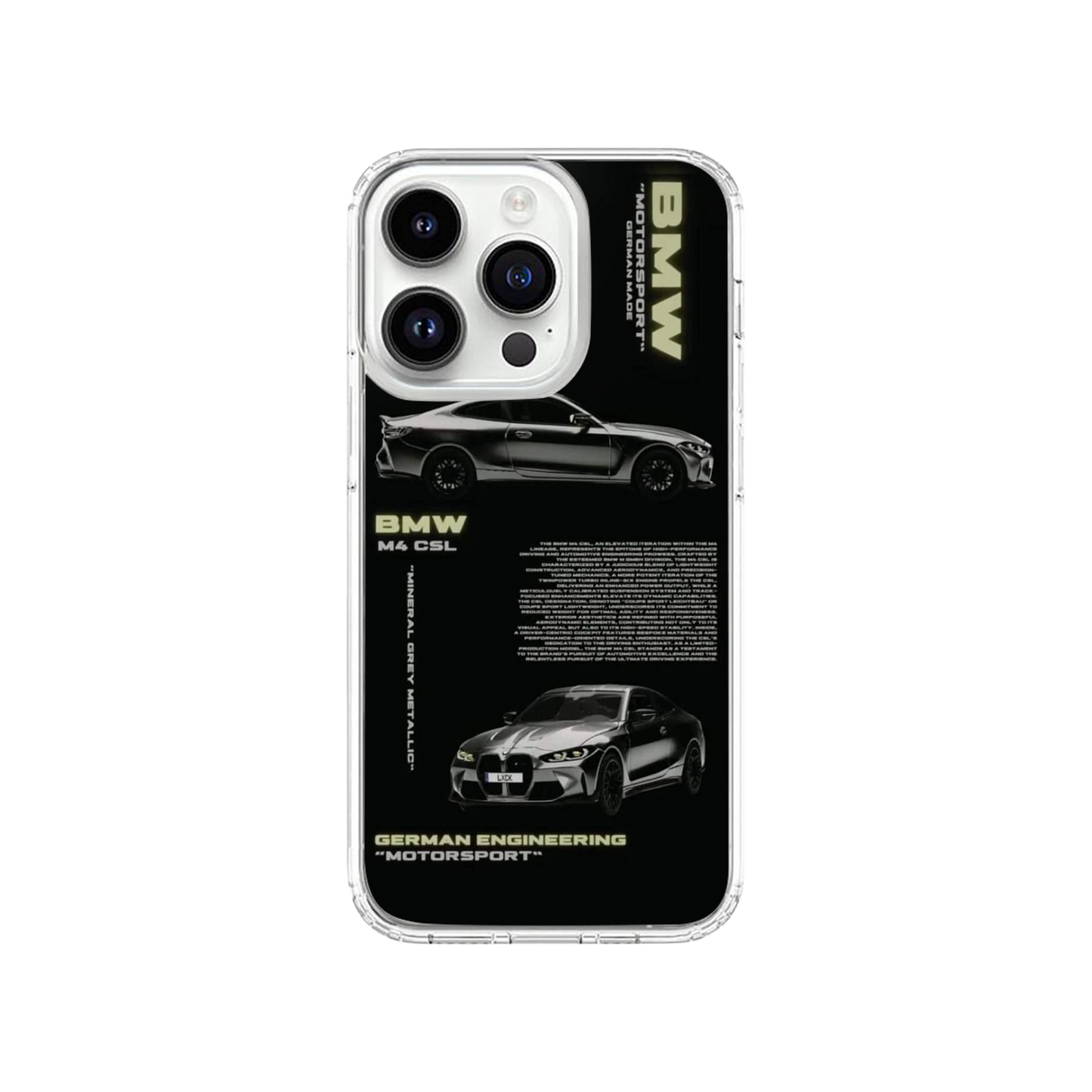 BMW M4 CSL Phone Case.
