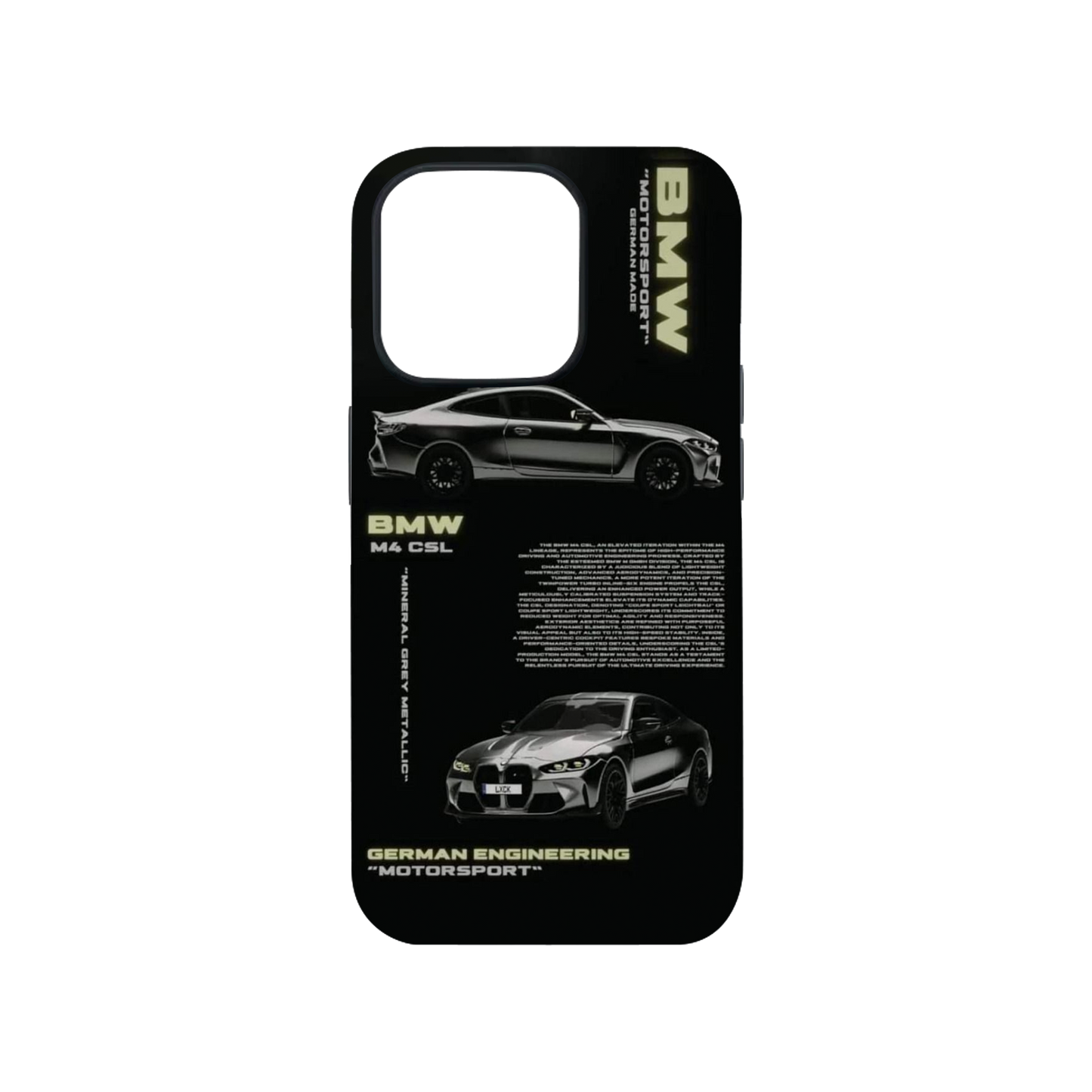 BMW M4 CSL Phone Case.
