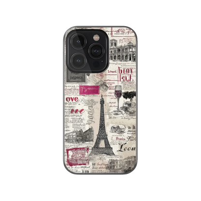 Paris Aesthetic Collage Phone Case.