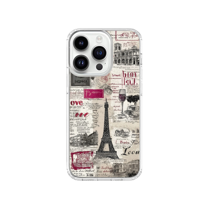 Paris Aesthetic Collage Phone Case.