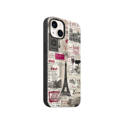 Paris Aesthetic Collage Phone Case.