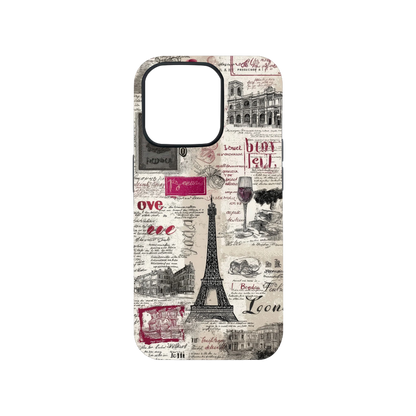 Paris Aesthetic Collage Phone Case.