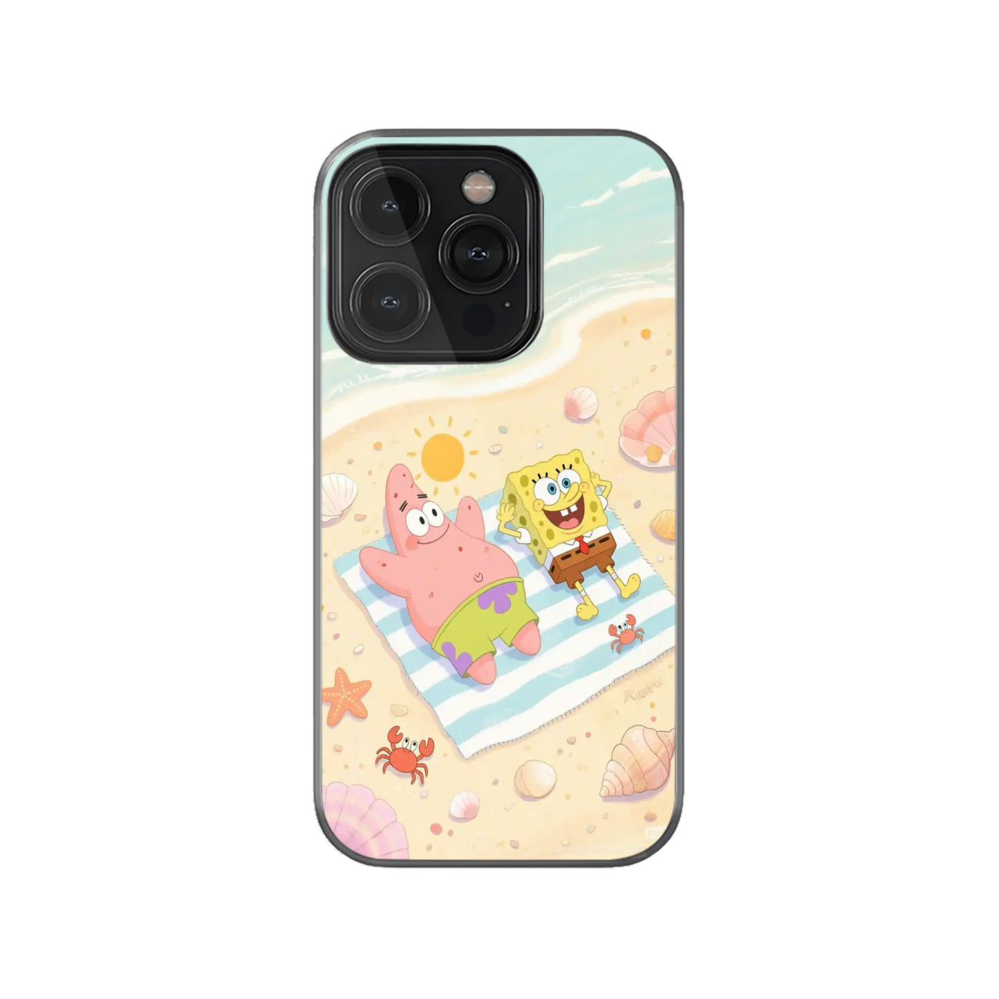 SpongeBob & Patrick Vibing Phone Case.