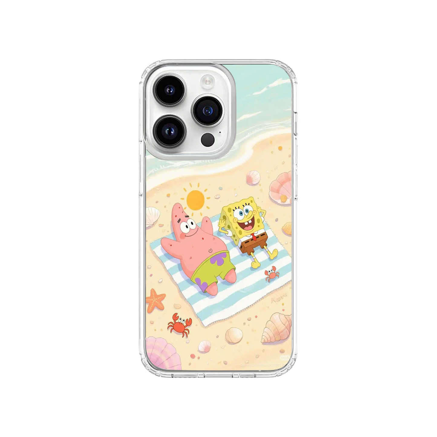 SpongeBob & Patrick Vibing Phone Case.