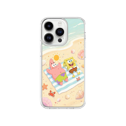 SpongeBob & Patrick Vibing Phone Case.