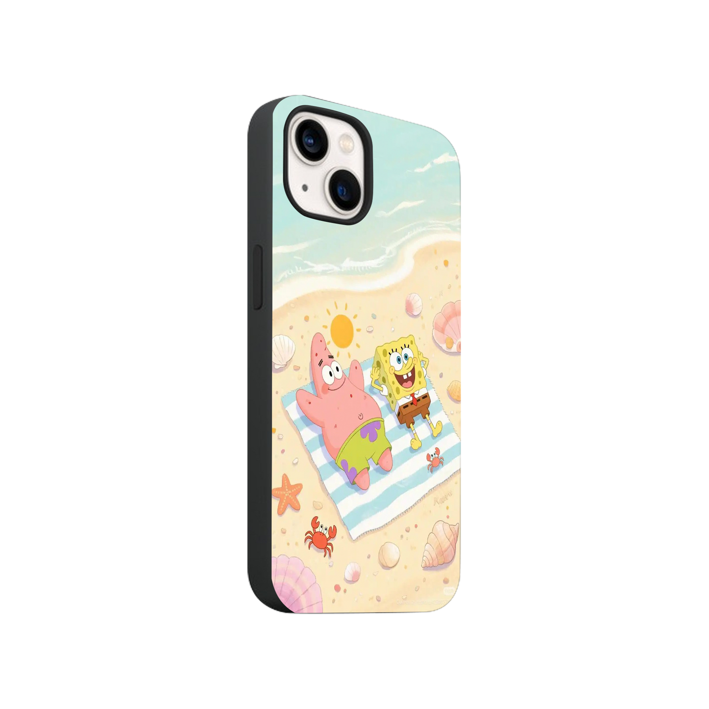 SpongeBob & Patrick Vibing Phone Case.