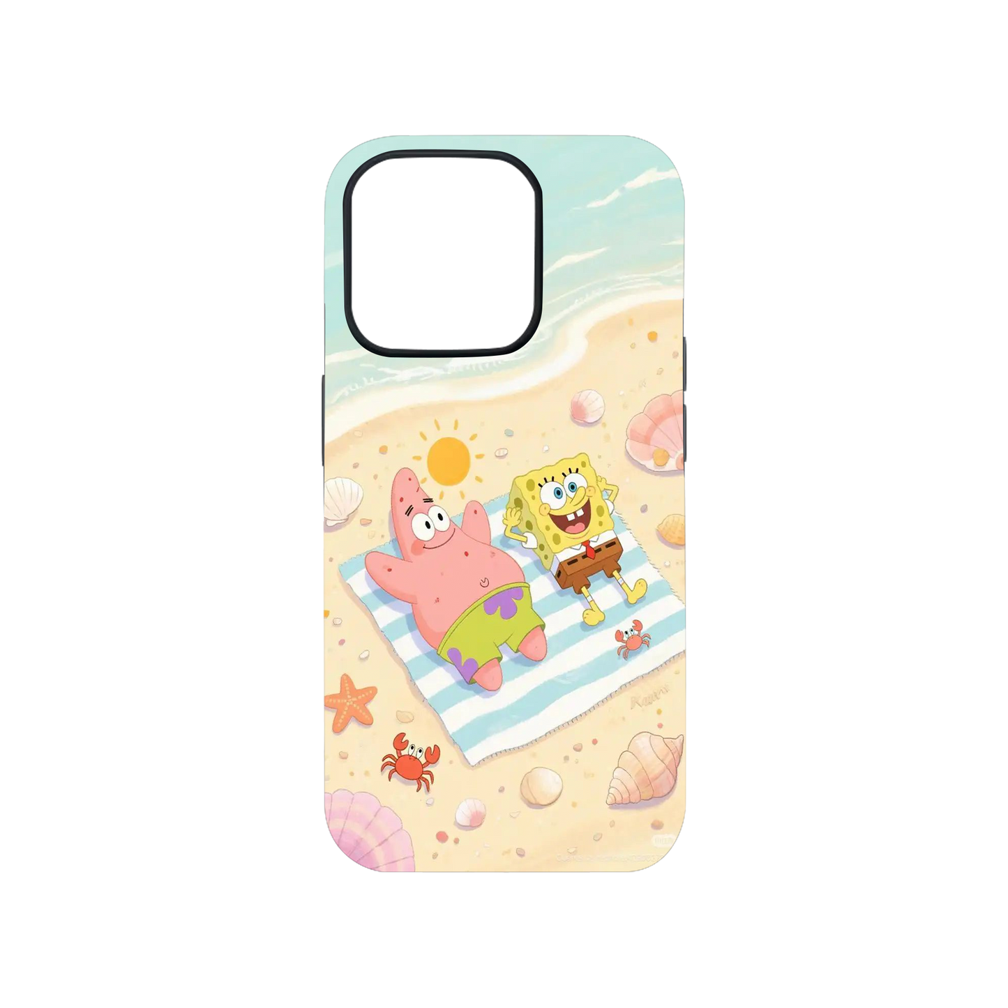 SpongeBob & Patrick Vibing Phone Case.
