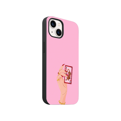 Tiger Ace of Hearts Phone Case.