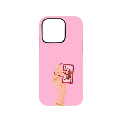 Tiger Ace of Hearts Phone Case.