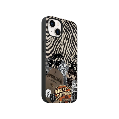 Gothic Rock Collage Phone Case.