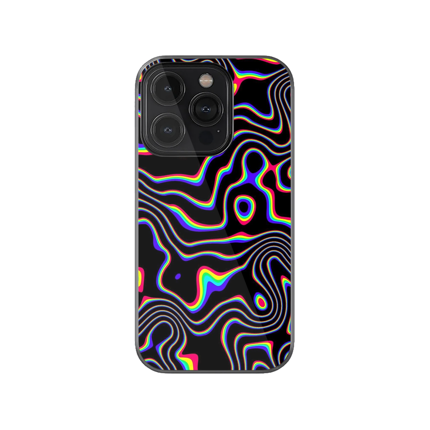 Trippy Topographic Phone Case.